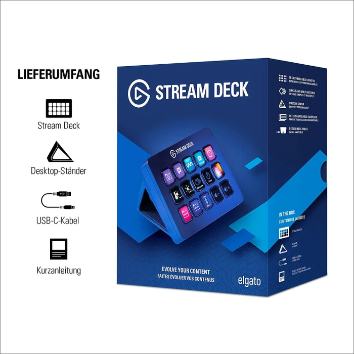 Elgato Stream Deck MK.2, schwarz, USB-C