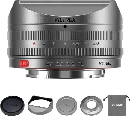 Viltrox AF 26mm 2.8 EVO FE Graphite Gray für Sony E grau