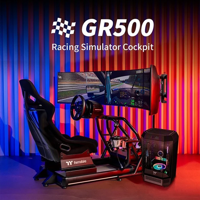 Thermaltake Racing Simulator Cockpit GR500, schwarz