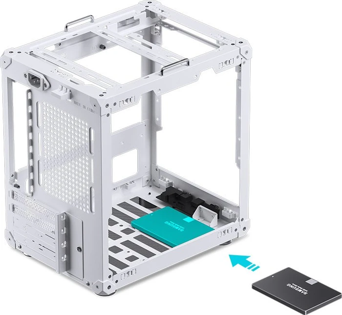 Jonsbo C6-ITX White, weiß, Mini-ITX