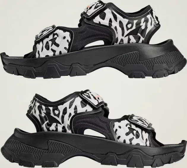 adidas Stella Mccartney Hika Outdoor Sandale cloud white/core black/utility black (Damen)