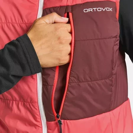 Ortovox Swisswool Piz Duan Funktionsweste wild rose (Damen)