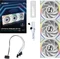 Lian Li Uni Fan SL Wireless LCD 120 ARGB Reverse Blade, weiß, LED-Steuerung, 120mm, 3er-Pack Vorschaubild