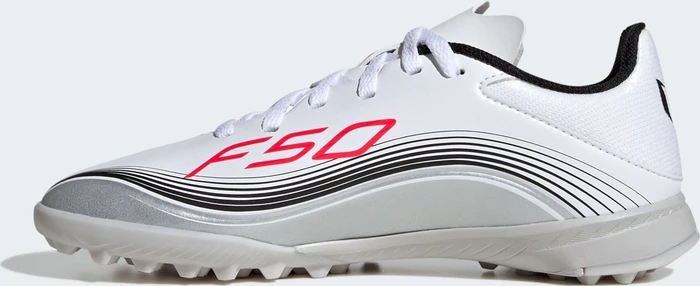 adidas F50 League Messi TF cloud white/lucid red/silver metallic (Junior)