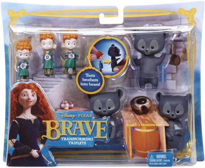 Mattel Disney Princess - Merida - Meridas Drillingsbrüder