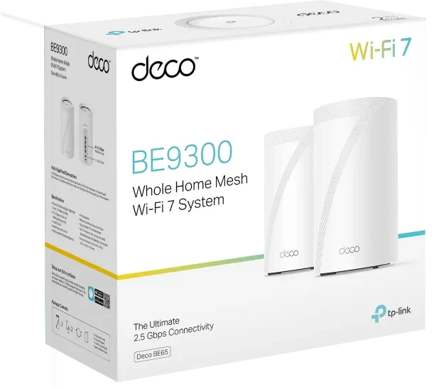 TP-Link Deco BE65, Wi-Fi 7, BE9400, 2er-Pack (Deco BE65 (2-Pack))