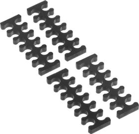 Alphacool Eiskamm X12 Kabelkamm 3mm, schwarz, 4er-Pack