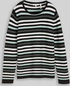 Tom Tailor Rundhalsausschnitt Strickpullover grün (Damen)