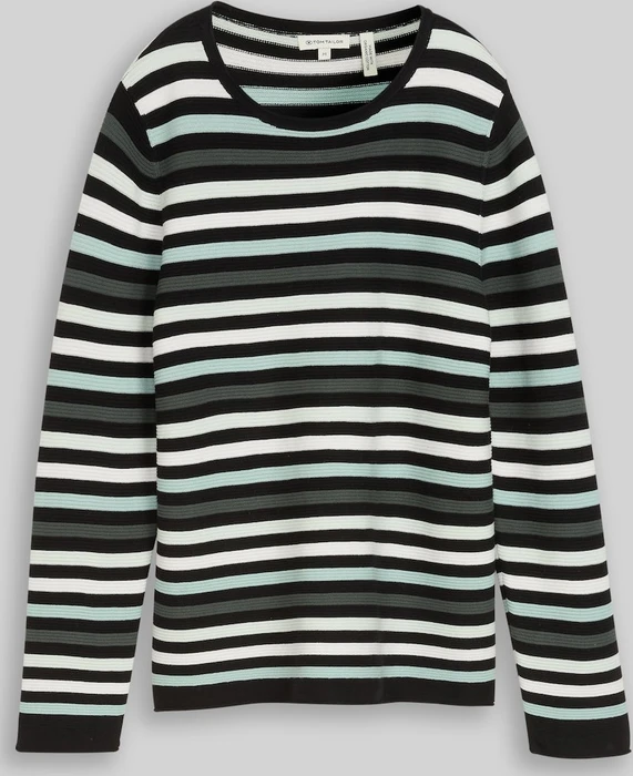 Tom Tailor Rundhalsausschnitt Strickpullover grün (Damen)