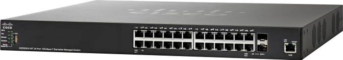 Cisco SG550XG Rackmount 10G Managed Switch, 22x RJ-45, 2x RJ-45/SFP+