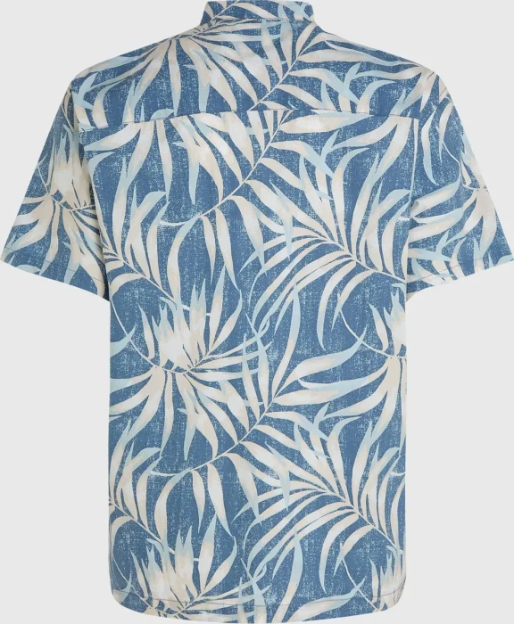 O'Neill Print Hemd kurzarm blue dipped leaves (Herren)