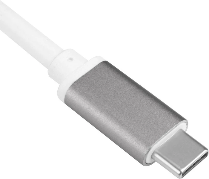 SilverStone EP08 USB 3.0 Typ-C auf HDMI Adapter, silber