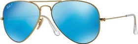 Ray-Ban RB3025 Aviator Flash Lenses 58mm gold/polarized blue flash