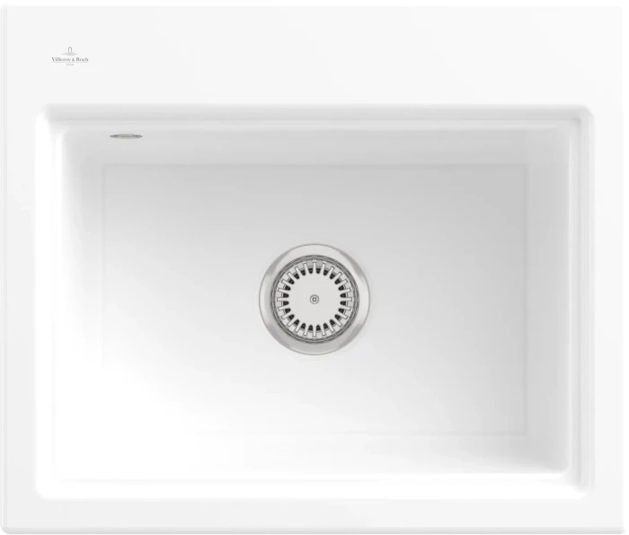 Villeroy & Boch Subway Style 60 S Einbau Becken mittig snow white