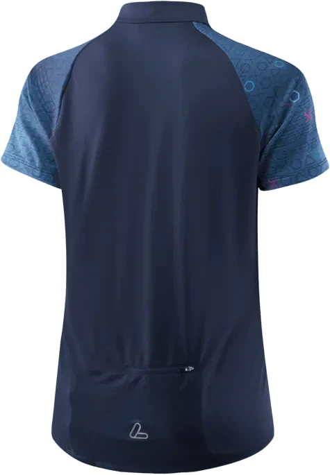 Löffler Axo Rise Half-Zip Trikot kurzarm dark blue (Damen)