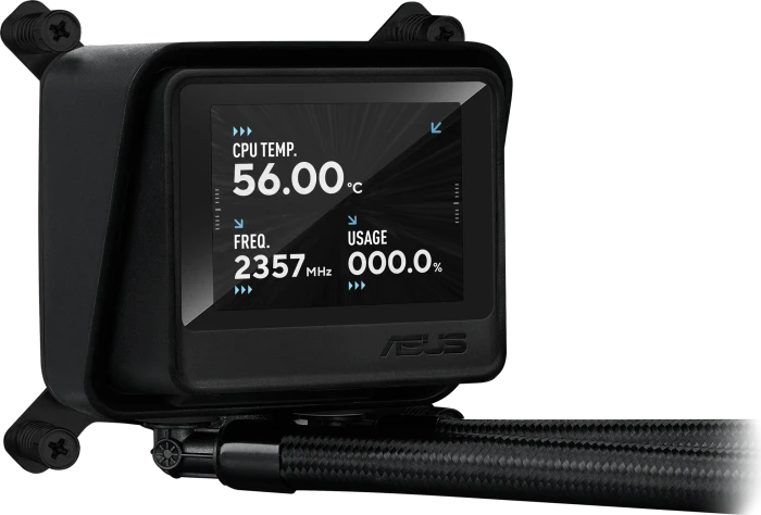 ASUS MAX Gaming LC 360 ARGB LCD, schwarz