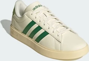 adidas Grand Court 2.0 off white/collegiate green/tent green