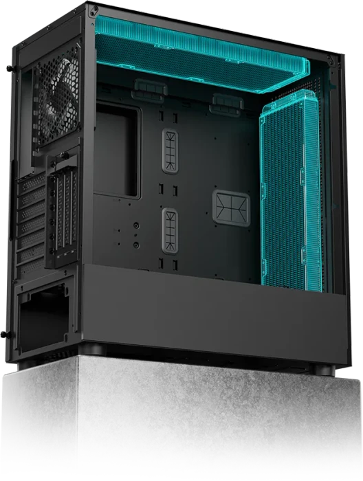 Gamdias Talos M3 Mesh, schwarz, Glasfenster