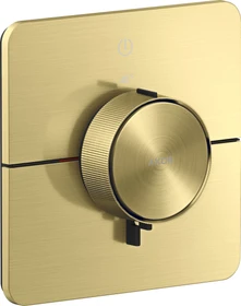 Hansgrohe Axor ShowerSelect ID softsquare Thermostat für 1 Verbraucher brushed brass