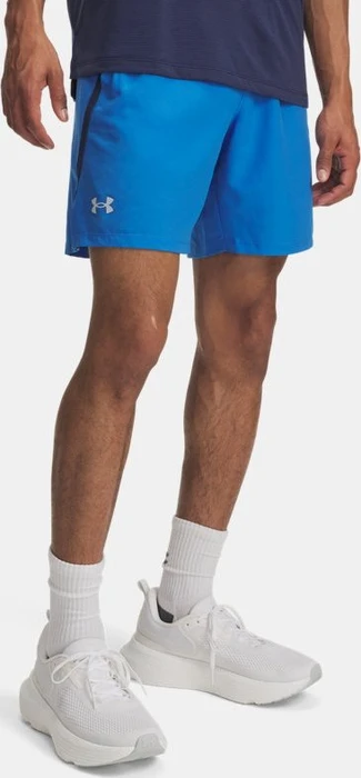 Under Armour Launch Laufhose kurz blue atlantis/washed navy/reflective (Herren)