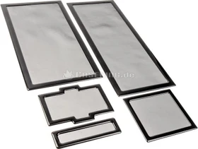 DEMCiflex Staubfilter Set für Corsair Crystal 460X RGB schwarz/schwarz