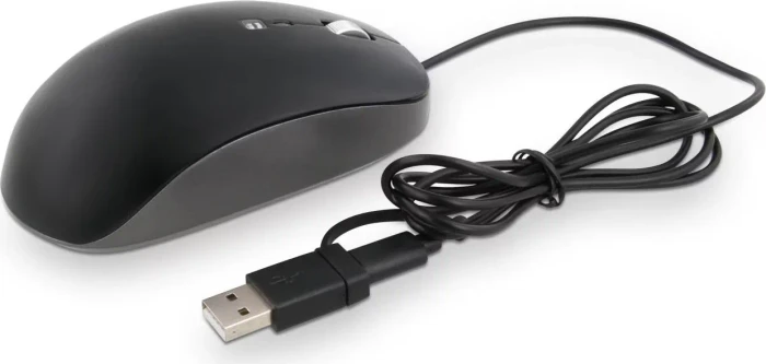 LMP Elite Pro Mouse USB-C schwarz/grau, USB