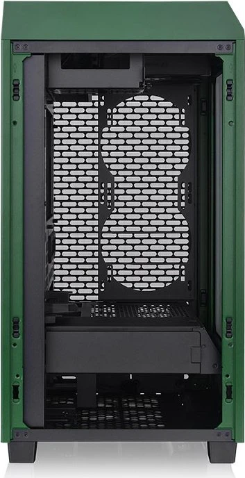 Thermaltake The Tower 200 Racing Green, grün, Glasfenster, Mini-ITX