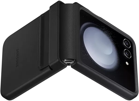 Samsung Flap Eco-Leather Case für Galaxy Z Flip 5 schwarz