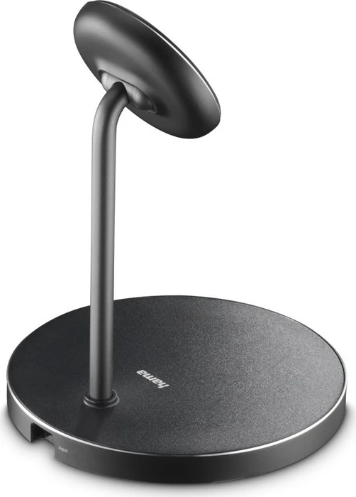 Hama Wireless Charger Qi2 15 W kabelloses Smartphone-Ladepad schwarz