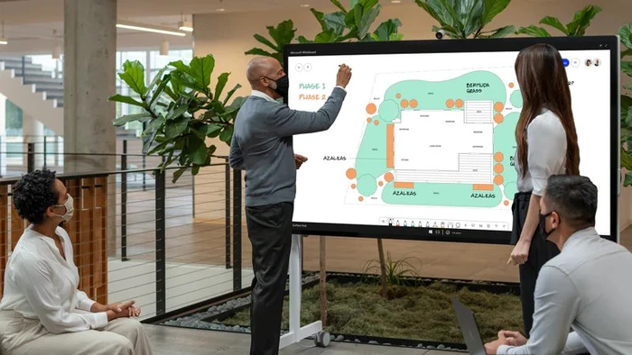 Steelcase Roam Mobile Stand, Rollständer für Surface Hub 2S 85"