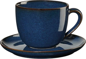 ASA Selection Saisons Cappuccinotasse mit Untertasse midnight blue, 2-tlg.