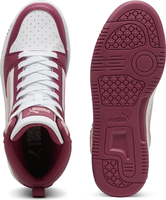 Puma Rebound V6 Mid port/rose quartz/puma white (Junior)