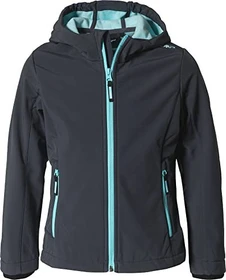 CMP Softshell Melange Fix Hood Funktionsjacke titanio/acqua (Junior)