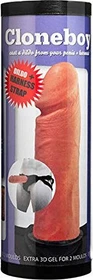Cloneboy Penis Abdruck-Set mit Geschirr hautfarbe/hell