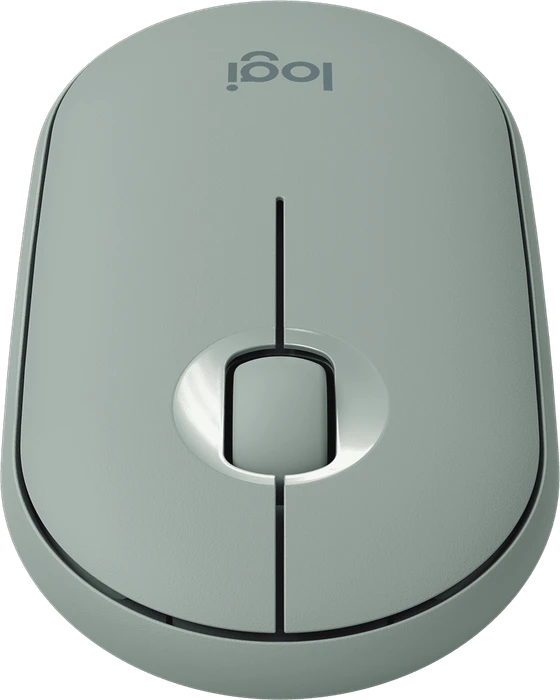 Logitech M350 Pebble Wireless Mouse Eucalyptus, USB/Bluetooth