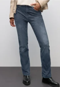 Street One Bootcut Jeans blue black/random washed (Damen)
