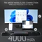Redragon Behemoth K724 Pro Wireless, Concrete Jungle, LEDs RGB, Mint Mambo, USB/Bluetooth, US Vorschaubild