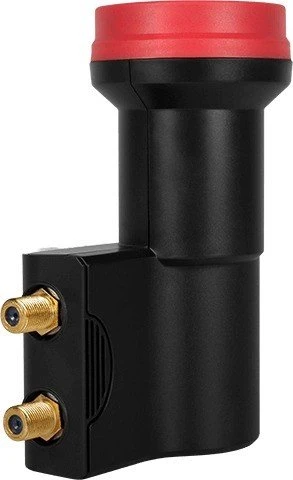 MegaSat Twin LNB Diavolo schwarz/rot