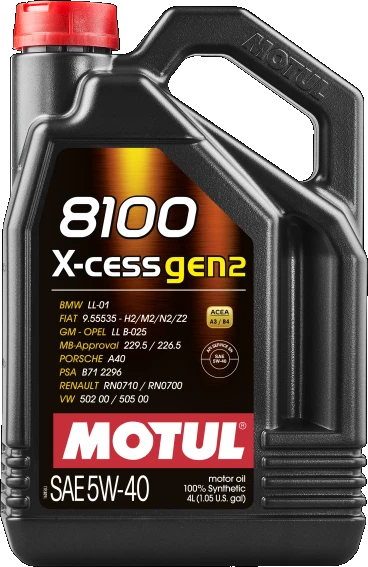 Motul 8100 X-cess Gen2 5W-40