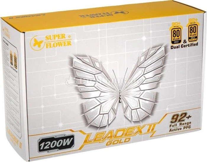 Super Flower Leadex II Gold schwarz 1200W, ATX 2.3