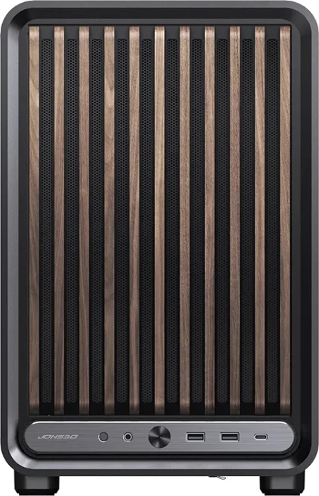 Jonsbo D33 Wood Black, Glasfenster