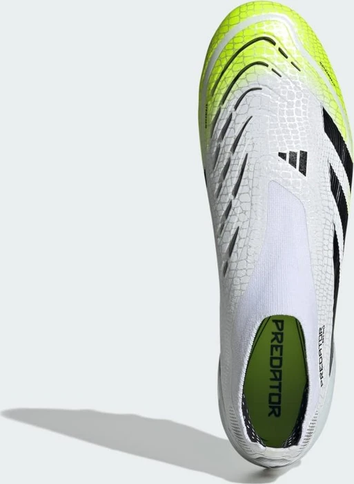 adidas Predator Elite Laceless AG cloud white/core black/lucid lemon (Junior)
