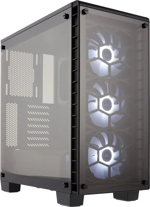 Corsair Crystal Series 460X RGB schwarz, Glasfenster