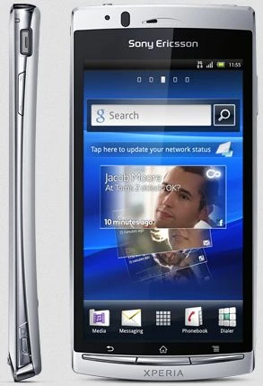 Sony Ericsson Xperia arc S misty silver