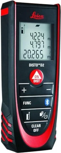 Leica DISTO D2 Batterie-Laser-Entfernungsmesser