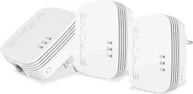 Strong Powerline 600 Triple Pack Mini, HomePlug AV, RJ-45, 3er-Pack (POWERL600TRIMINI)