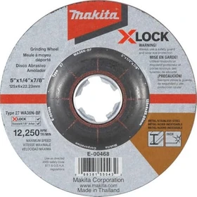 Makita X-LOCK WA36N INOX Schleifscheibe K36, 125x1x22.23mm, 1 Stück