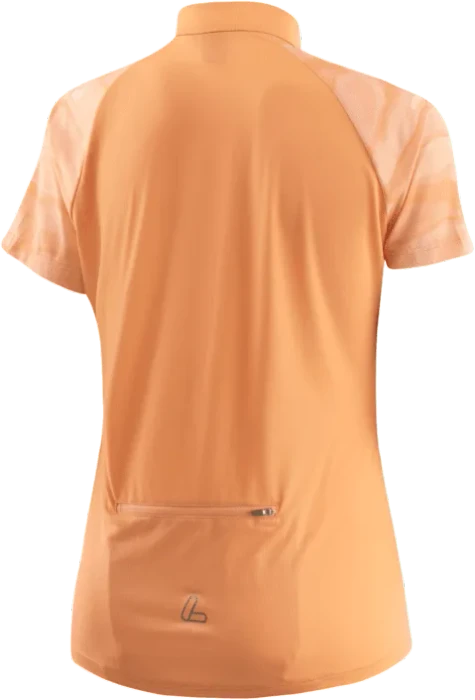 Löffler Barkly Rise Half-Zip Trikot kurzarm papaya (Damen)