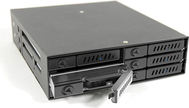 Chieftec CMR-625, 5.25" Wechselrahmen auf 6x 2.5" SATA