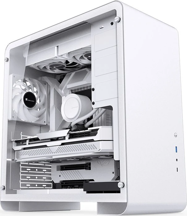 Jonsbo U4 Pro, weiß, Glasfenster